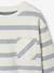 Tee-shirt manches longues effet rayé garçon rayé blanc - vertbaudet enfant 