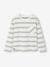 Tee-shirt manches longues effet rayé garçon rayé blanc - vertbaudet enfant 