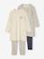 Lot de 2 pyjamas chemises de nuit legging léopard écru - vertbaudet enfant 
