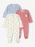Lot de 3 pyjamas bébé garçon en velours bleu nuit - vertbaudet enfant 