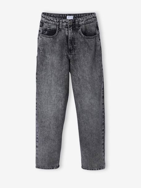 Jean loose garçon denim gris+double stone - vertbaudet enfant 