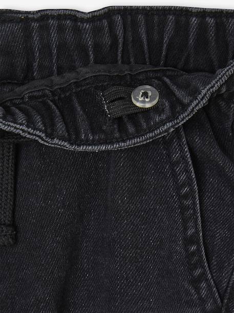 Jean garçon large facile à enfiler denim black+denim bleached+denim brut+gris+stone - vertbaudet enfant 