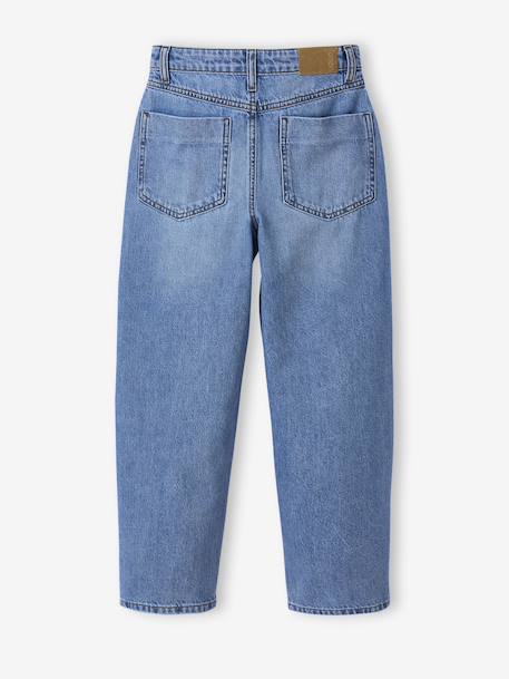 Losse jongensjeans JONEN denimgrijs+double stone - vertbaudet enfant 