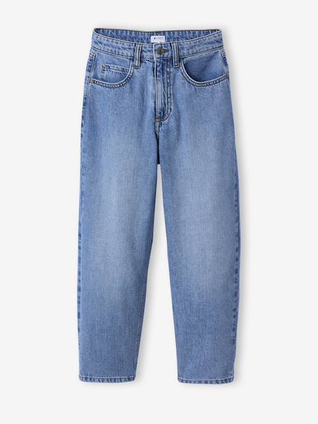 Jean loose garçon denim gris+double stone - vertbaudet enfant 
