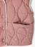 Doudoune fille sans manches réversible bois de rose - vertbaudet enfant 