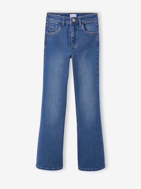 Flare jeans voor meisjes JONEN middenblauw - vertbaudet enfant 