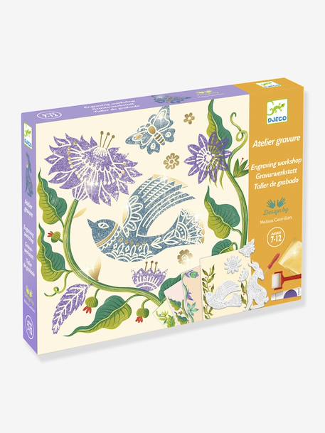 Atelier gravure Passiflore DJECO paars - vertbaudet enfant 