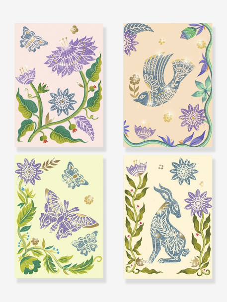 Atelier gravure Passiflore DJECO paars - vertbaudet enfant 