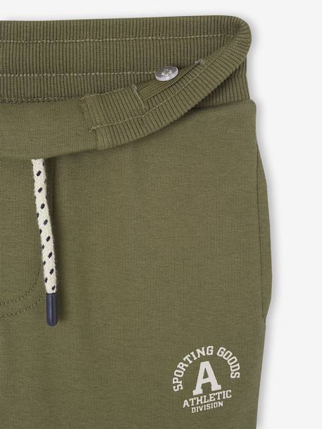 Joggingbroek jongen Athletic antraciet+chocoladebruin+kaki+korstmos - vertbaudet enfant 