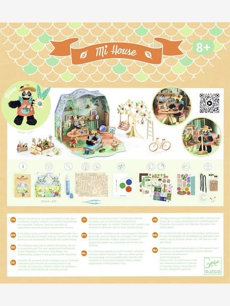 Kit créatif Mi house rose+rouge+vert - vertbaudet enfant 