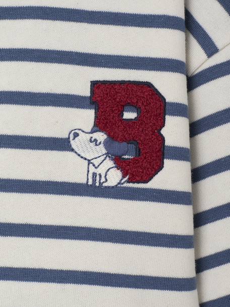 Ensemble sweat-shirt + pantalon bébé bleu grisé - vertbaudet enfant 