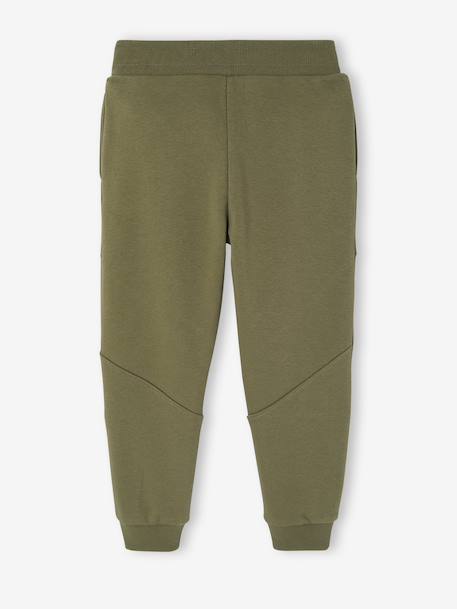 Joggingbroek jongen Athletic antraciet+chocoladebruin+kaki+korstmos - vertbaudet enfant 