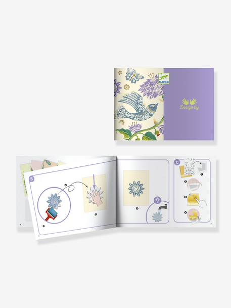 Atelier gravure Passiflore DJECO paars - vertbaudet enfant 