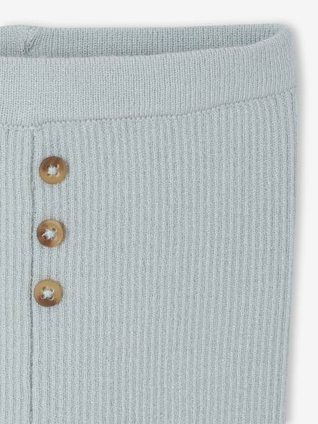 Tricot meegroeilegging baby blauwgroen+gemêleerd beige+grijs - vertbaudet enfant 