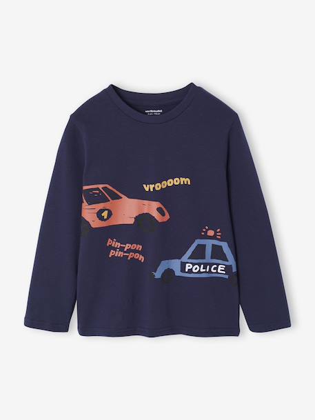 Set van 2 jongenspyjama's met voertuigenprint nachtblauw - vertbaudet enfant 