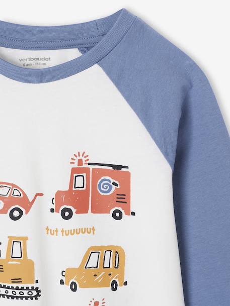 Set van 2 jongenspyjama's met voertuigenprint nachtblauw - vertbaudet enfant 