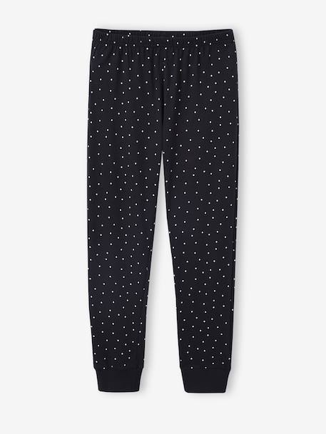 Set van 2 pyjama's met luipaard en stippen voor meisjes JONEN gemêleerd grijs - vertbaudet enfant 