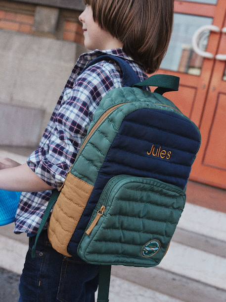 Sac à dos garçon personnalisable 'Skate academy' vert - vertbaudet enfant 