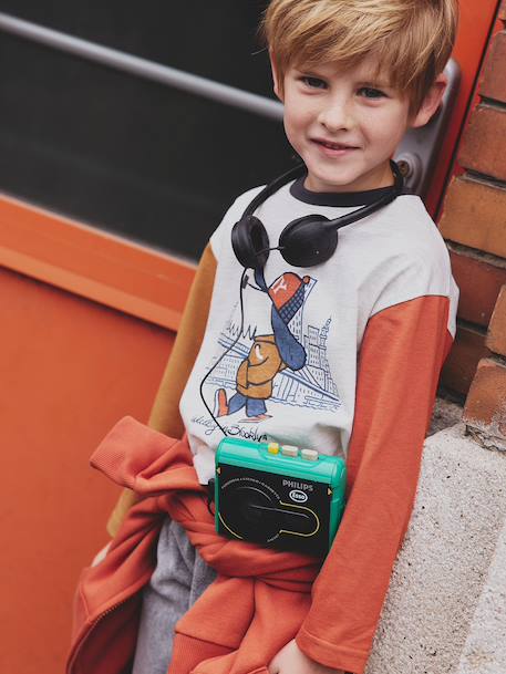 Garçon-Tee-shirt longues manches colorblock garçon