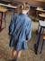 Robe en denim léger fille bleu moyen+denim gris - vertbaudet enfant 