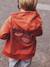 Sweater met rits en capuchon met jongensprint roest - vertbaudet enfant 