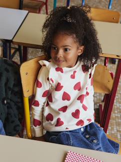 Meisje-Trui, vest, sweater-Meisjessweater met ruches op de mouwen