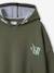 Sweat garçon à capuche kaki - vertbaudet enfant 