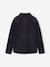 Chemise garçon réversible flanelle et velours anthracite - vertbaudet enfant 