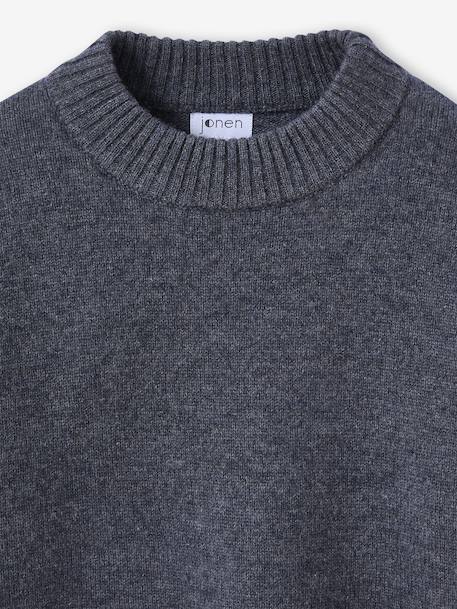 Pull mélange cachemire fille gris - vertbaudet enfant 