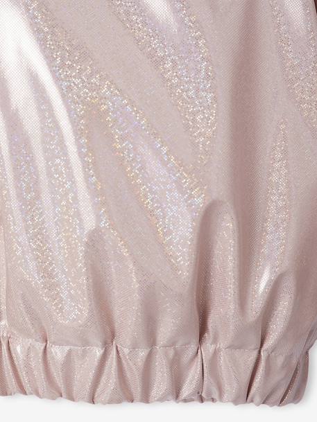 Coupe-vent fille effet brillant doublé rose pâle - vertbaudet enfant 