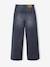 Jean large poches charpentier fille bleu moyen+denim gris - vertbaudet enfant 