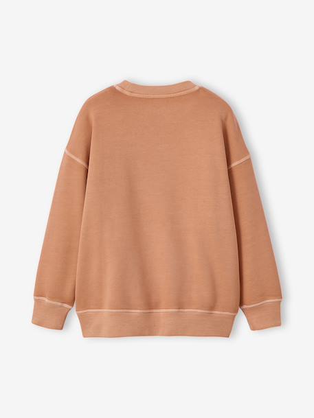 Lot 2 de sweats garçon unis col rond caramel - vertbaudet enfant 