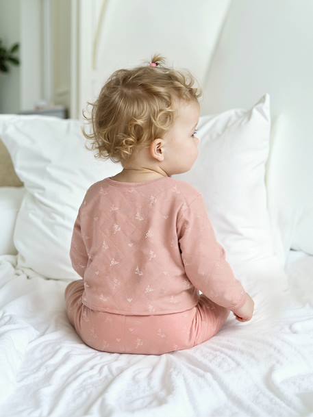 Gebloemde geboorteset rozen - vertbaudet enfant 