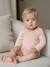Lot de 2 bodies bébé manches longues en maille pointelle rose pâle - vertbaudet enfant 