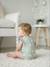 Set van 2 gebloemde combishort pyjama's voor baby's saliegroen - vertbaudet enfant 