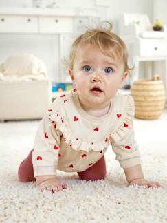 Bébé-Ensemble-Ensemble bébé fille sweat à volant + legging