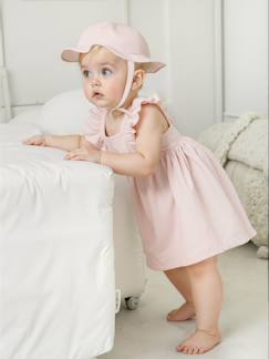 Ensemble robe et capeline bébé fille coffret cadeau  - vertbaudet enfant