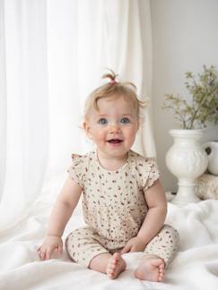 -Combinaison bébé en gaze de coton