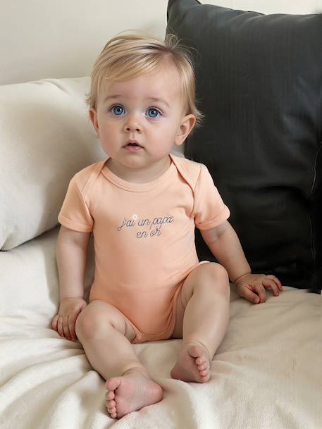 Set met 5 rompers korte mouwen ecru - vertbaudet enfant 