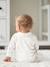 Set van 2 fluwelen babyslaappakjes met opening voor cappuccino+rozen - vertbaudet enfant 