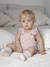 Salopette courte bébé en coton et lyocell lilas - vertbaudet enfant 