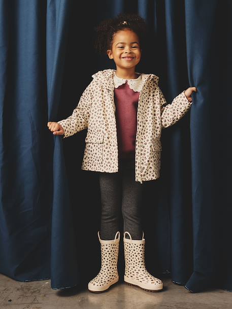 Legging fille doublé polaire blush+gris chiné+marine+noir - vertbaudet enfant 