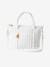 Sac à langer en gaze de coton Plume beige imprimé+blanc imprimé+IVOIRE IMPRIME+ivoire végétal+vanille - vertbaudet enfant 