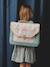 Cartable fille personnalisable + trousse imprimé fleuri Bergamotte vert sauge - vertbaudet enfant 