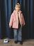 Parka fille à capuche 3 en 1 parka + veste matelassée bois de rose+marine - vertbaudet enfant 