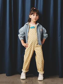 Salopette fille à carreaux   - vertbaudet enfant