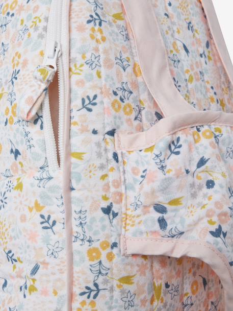 Sac à dos porte poupon blanc+écru+rouge - vertbaudet enfant 