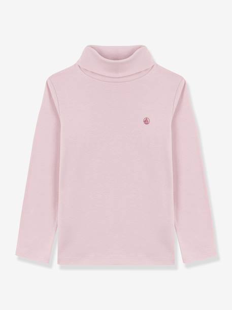 Gemengde kinder souspull van effen katoen PETIT BATEAU rozen - vertbaudet enfant 