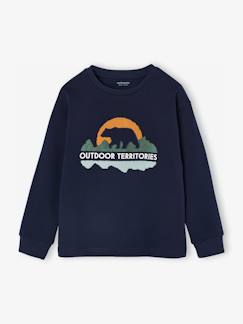 Jongens-T-shirt, poloshirt, souspull-T-shirt met lusmotief voor jongens