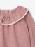 Blouse naissance en flanelle vichy avec col volanté écru - vertbaudet enfant 